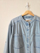 Aerie Oversized Denim Button Up (S)