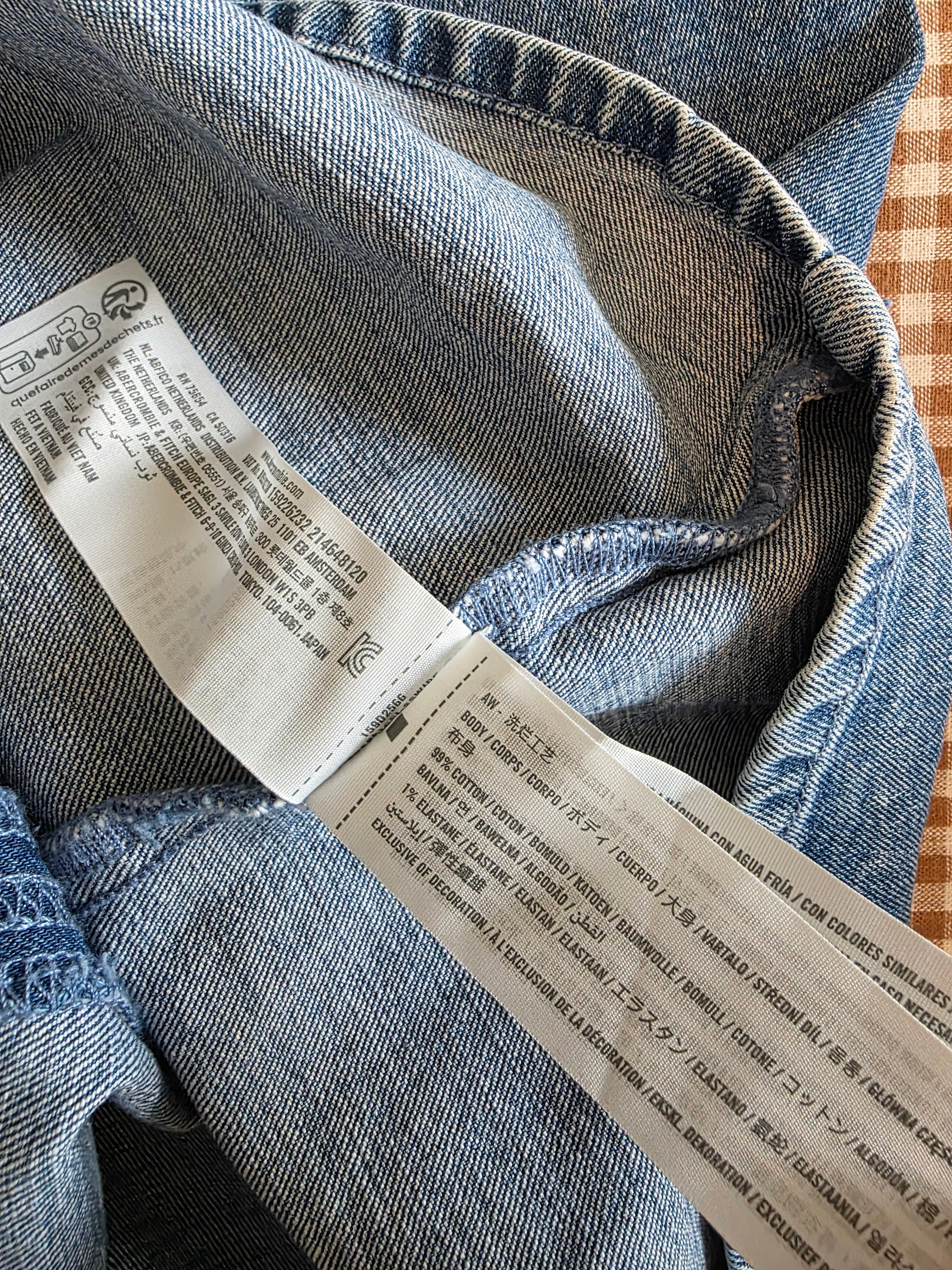 NEW Abercrombie Denim Mini Dress (M)