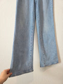 Mica Light Wash Wide Leg Jeans (25)