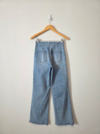 Mica Light Wash Wide Leg Jeans (25)