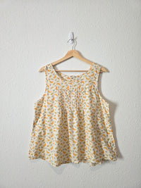 Toad & Co Organic Cotton Bug Print Tank (L)