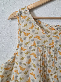 Toad & Co Organic Cotton Bug Print Tank (L)