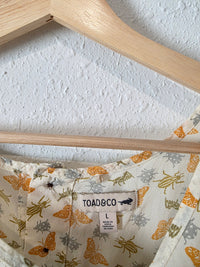 Toad & Co Organic Cotton Bug Print Tank (L)