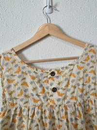 Toad & Co Organic Cotton Bug Print Tank (L)