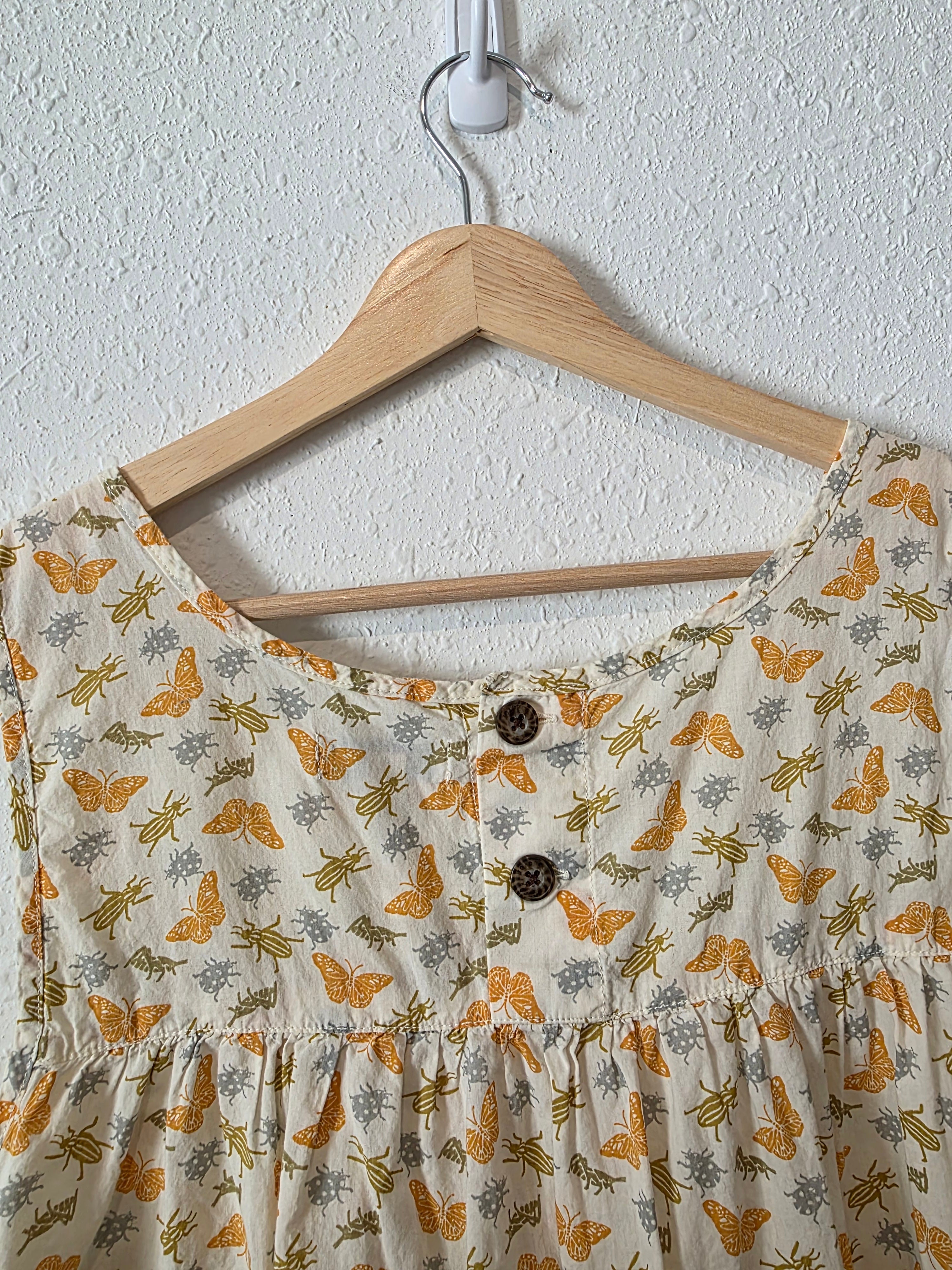 Toad & Co Organic Cotton Bug Print Tank (L)