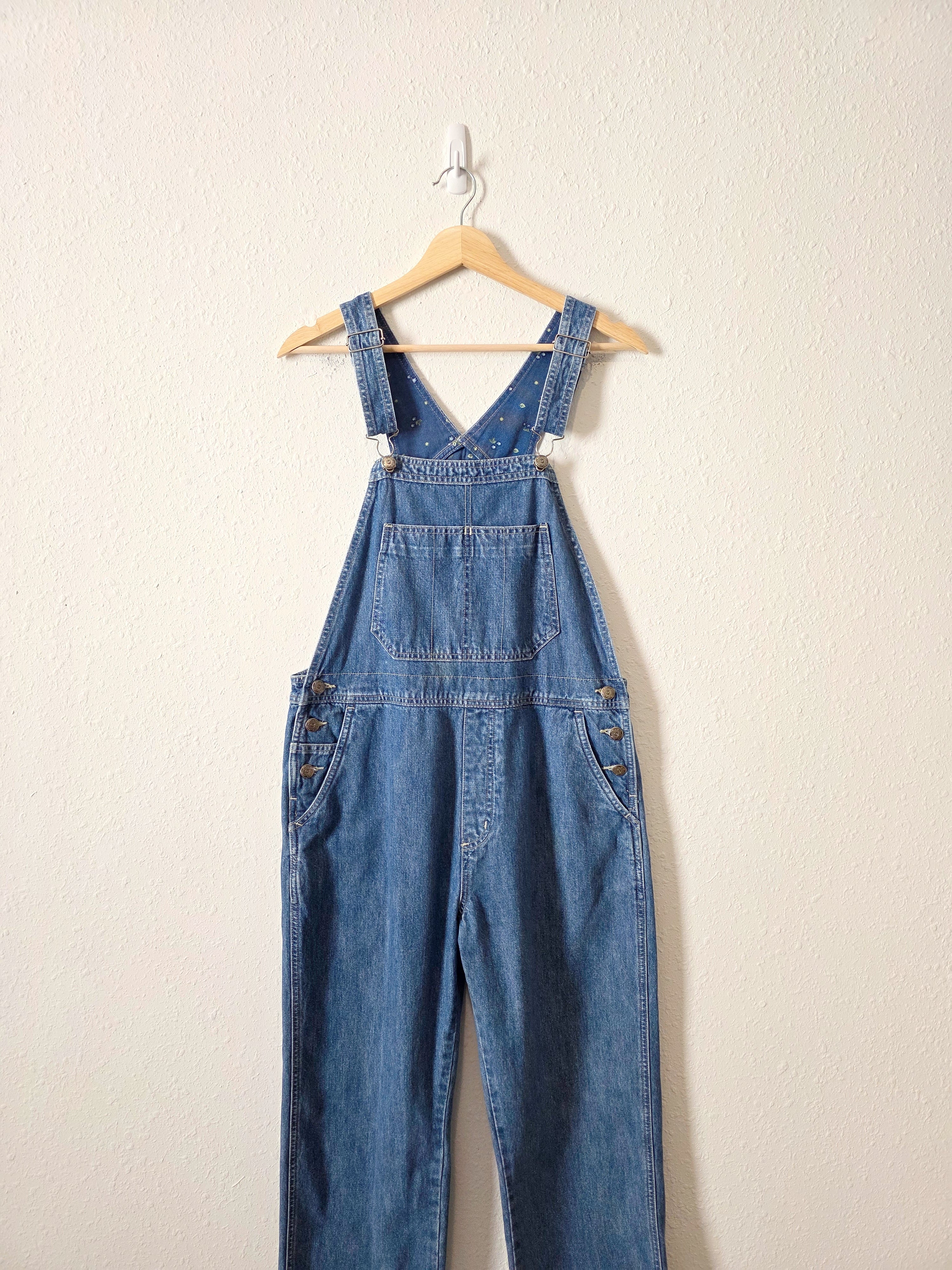 Vintage Straight Denim Overalls (M)