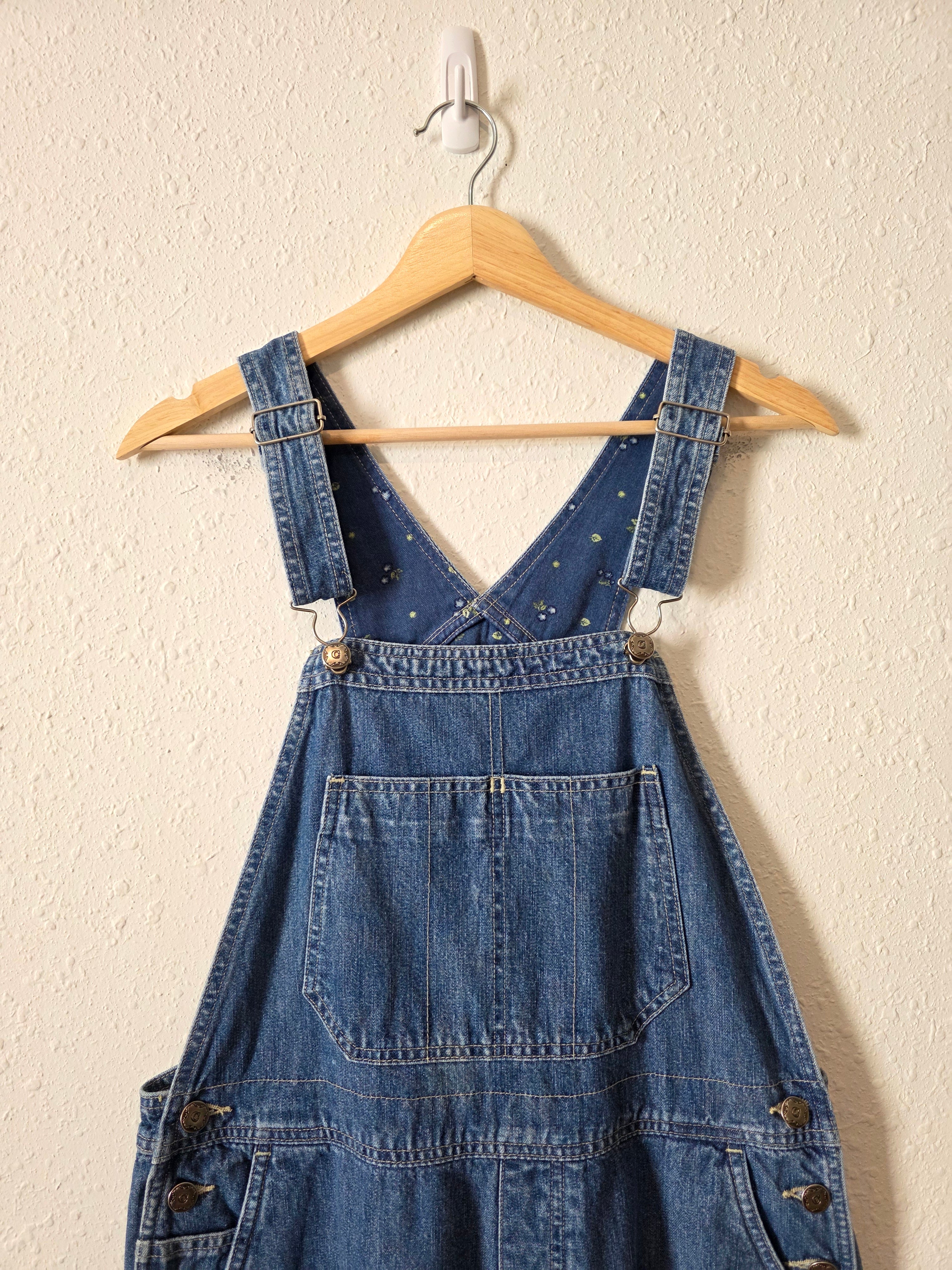 Vintage Straight Denim Overalls (M)