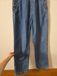 Vintage Straight Denim Overalls (M)