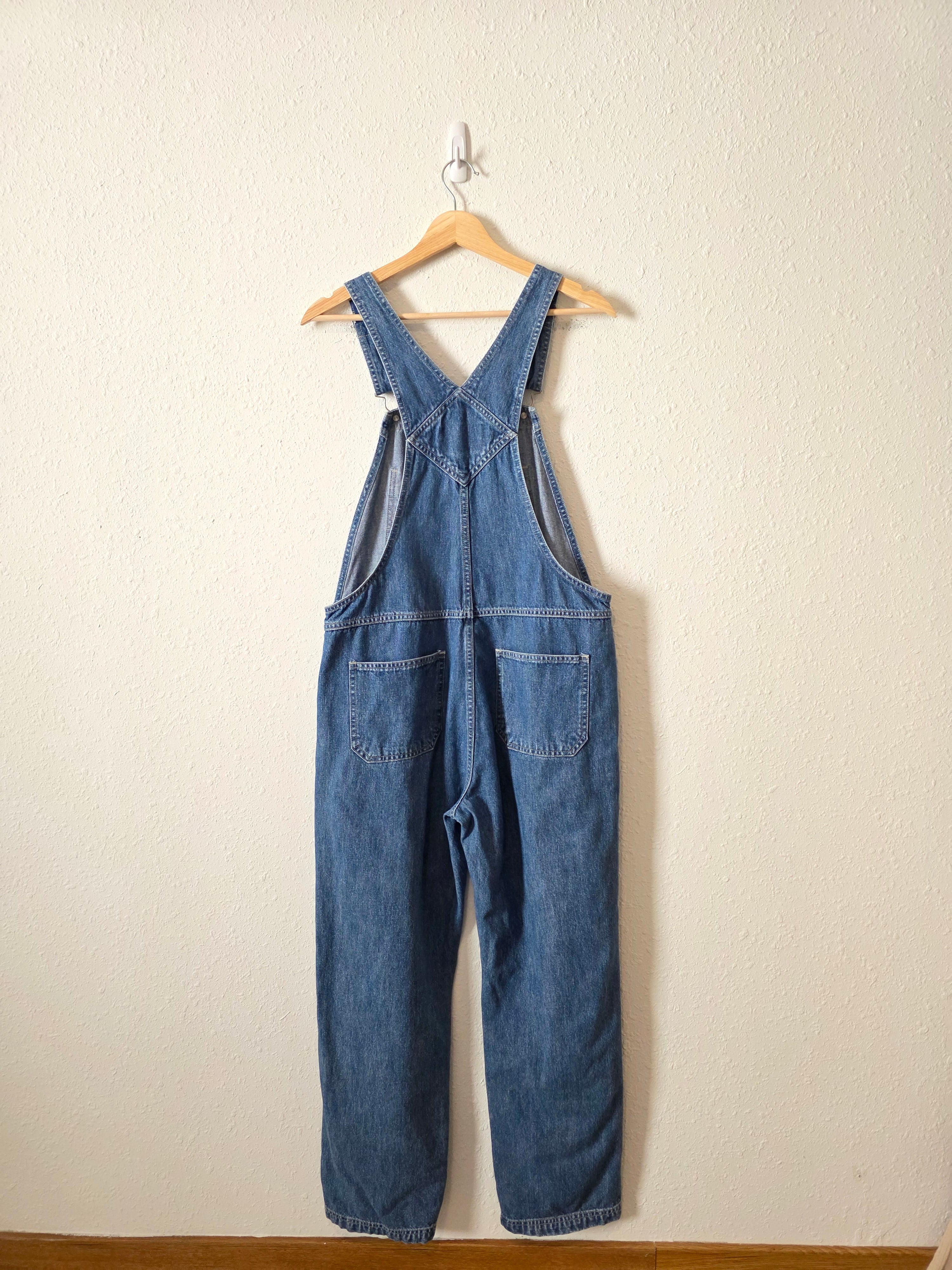 Vintage Straight Denim Overalls (M)