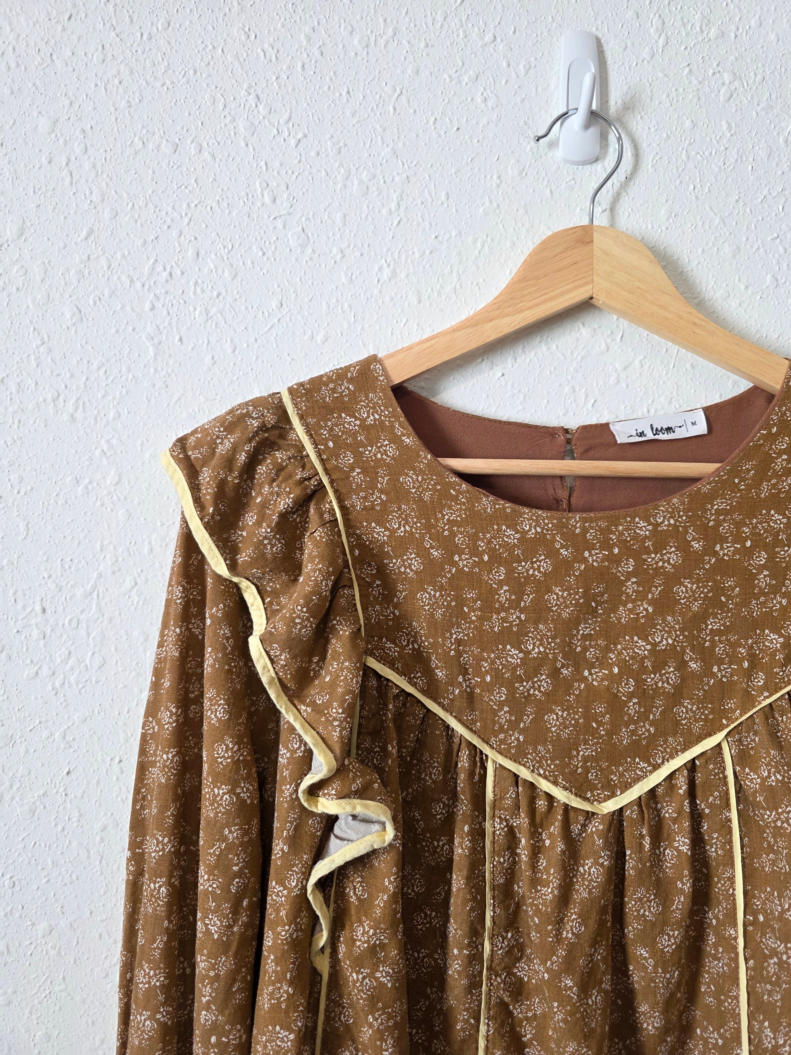 In Loom Dainty Floral Top (M)