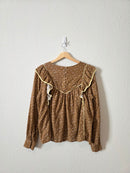 In Loom Dainty Floral Top (M)