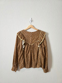 In Loom Dainty Floral Top (M)