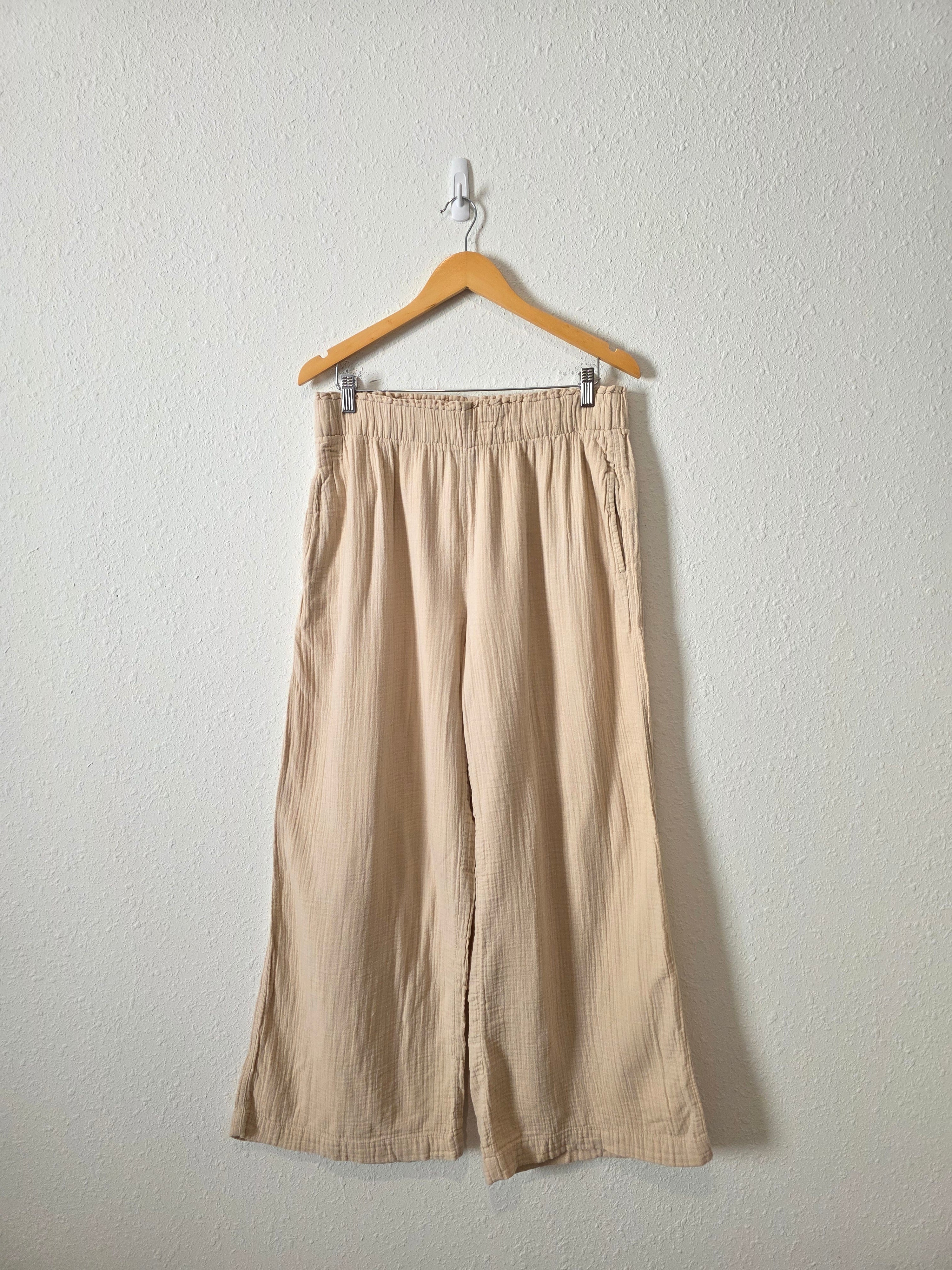 Gap Gauze Wide Leg Pants (L)
