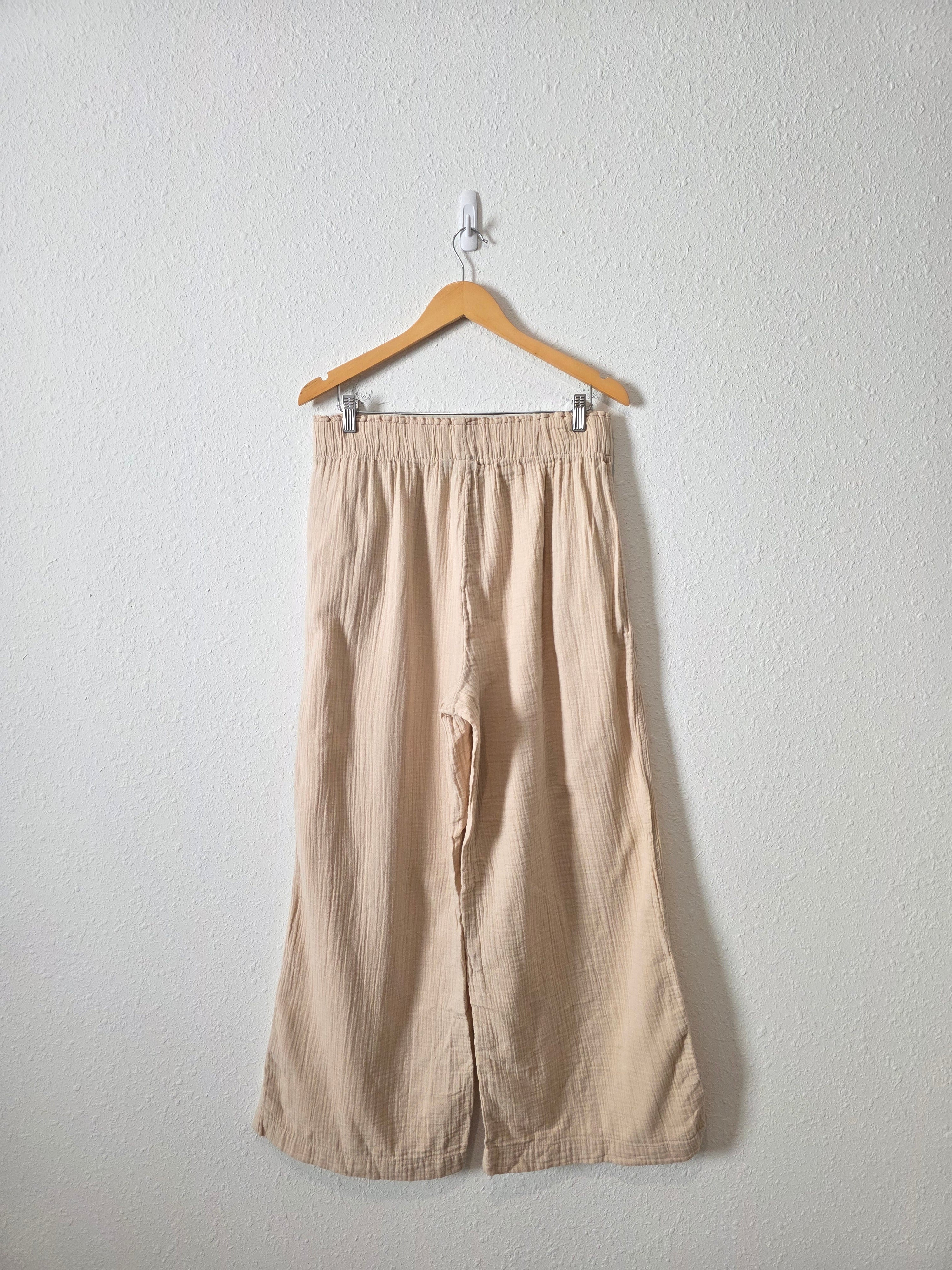 Gap Gauze Wide Leg Pants (L)