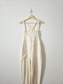 Oat Linen Blend Overalls (M)