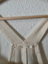 Oat Linen Blend Overalls (M)