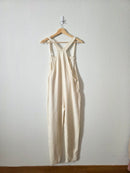 Oat Linen Blend Overalls (M)
