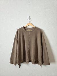 Madewell Olive Crewneck Tee (S)
