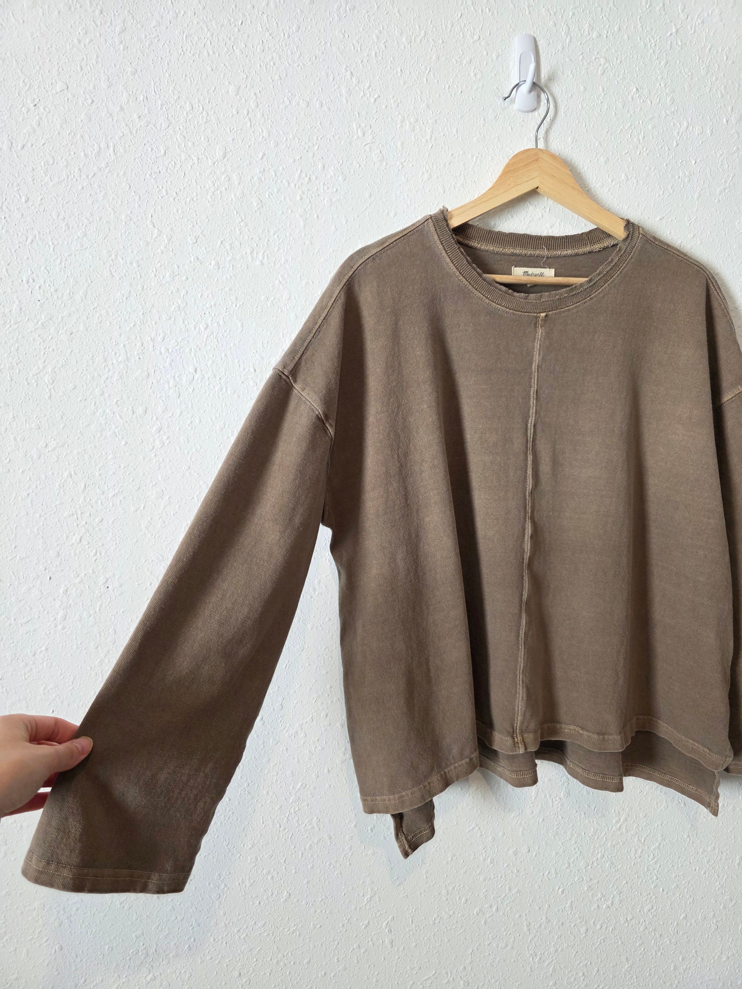 Madewell Olive Crewneck Tee (S)