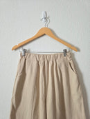 NEW Linen Cotton Barrel Pants (M)