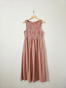 Japna Gingham Cotton Midi Dress (M)
