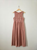 Japna Gingham Cotton Midi Dress (M)