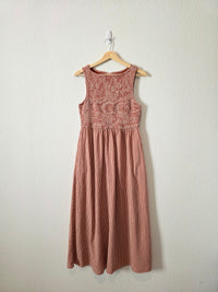 Japna Gingham Cotton Midi Dress (M)