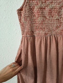 Japna Gingham Cotton Midi Dress (M)