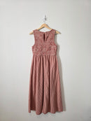 Japna Gingham Cotton Midi Dress (M)