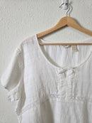 Vintage J.Jill Textured Linen Top (L)