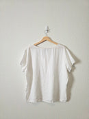 Vintage J.Jill Textured Linen Top (L)