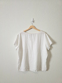 Vintage J.Jill Textured Linen Top (L)