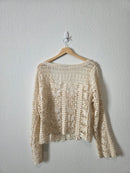 Crochet Squareneck Cardigan (XL)