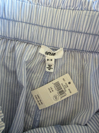 NEW Aerie Striped Cotton Shorts (M)
