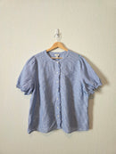 J.Crew Striped Linen Cotton Top (XXL)