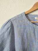 J.Crew Striped Linen Cotton Top (XXL)