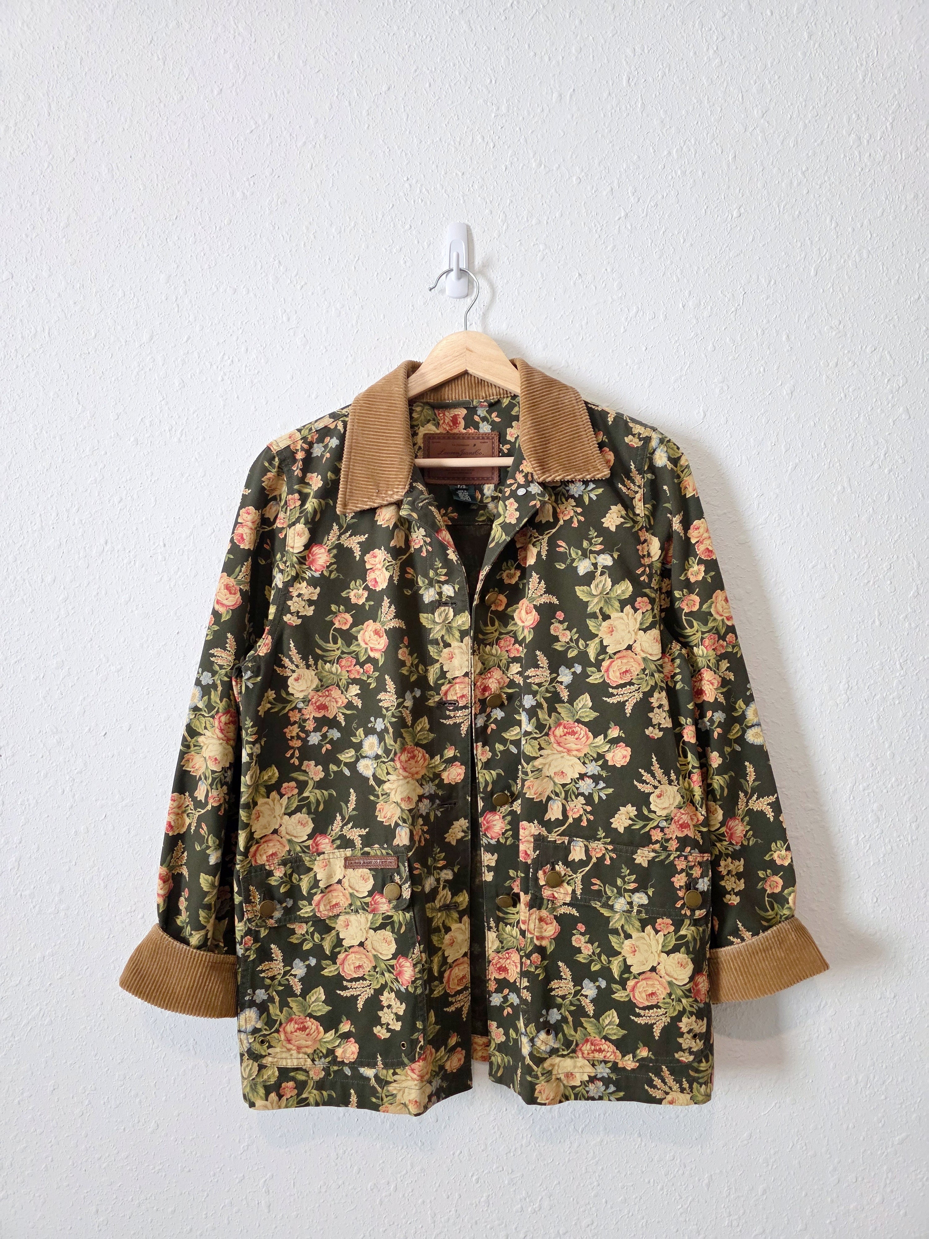 Vintage Ralph Lauren Floral Chore Coat (SP)
