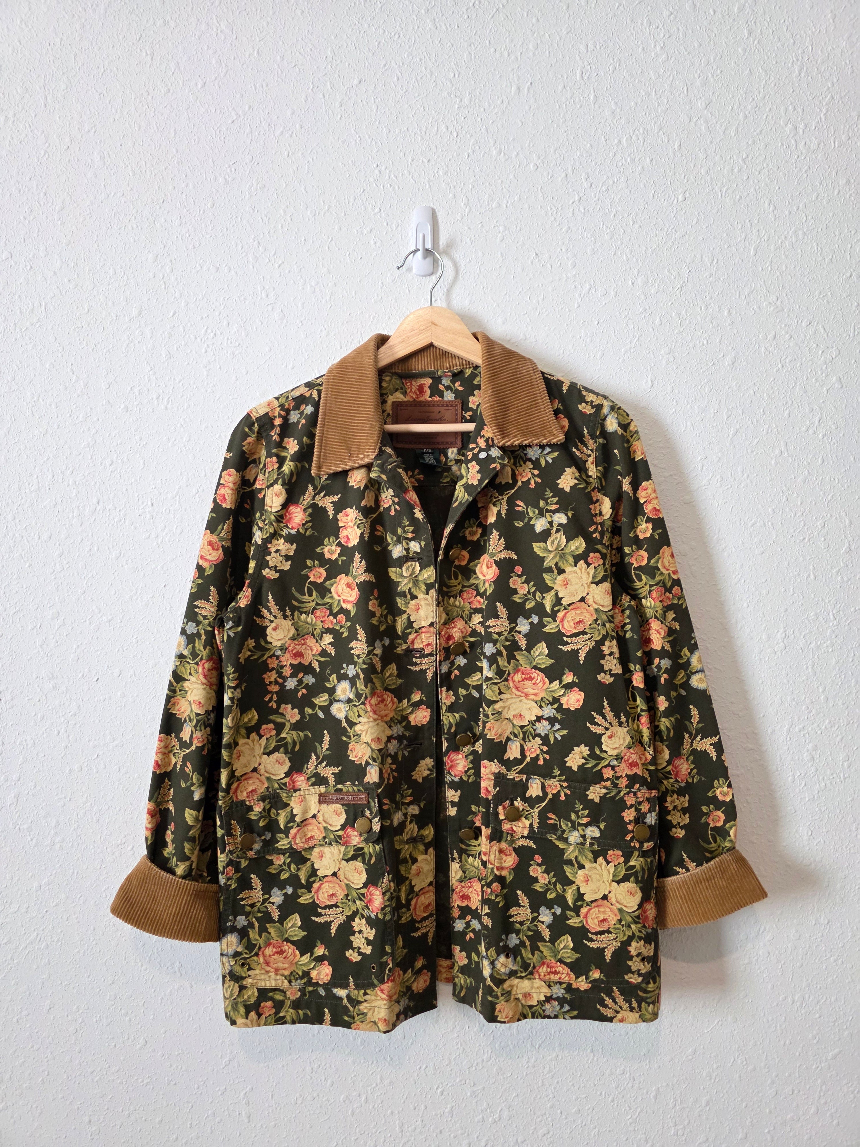Vintage Ralph Lauren Floral Chore Coat (SP)