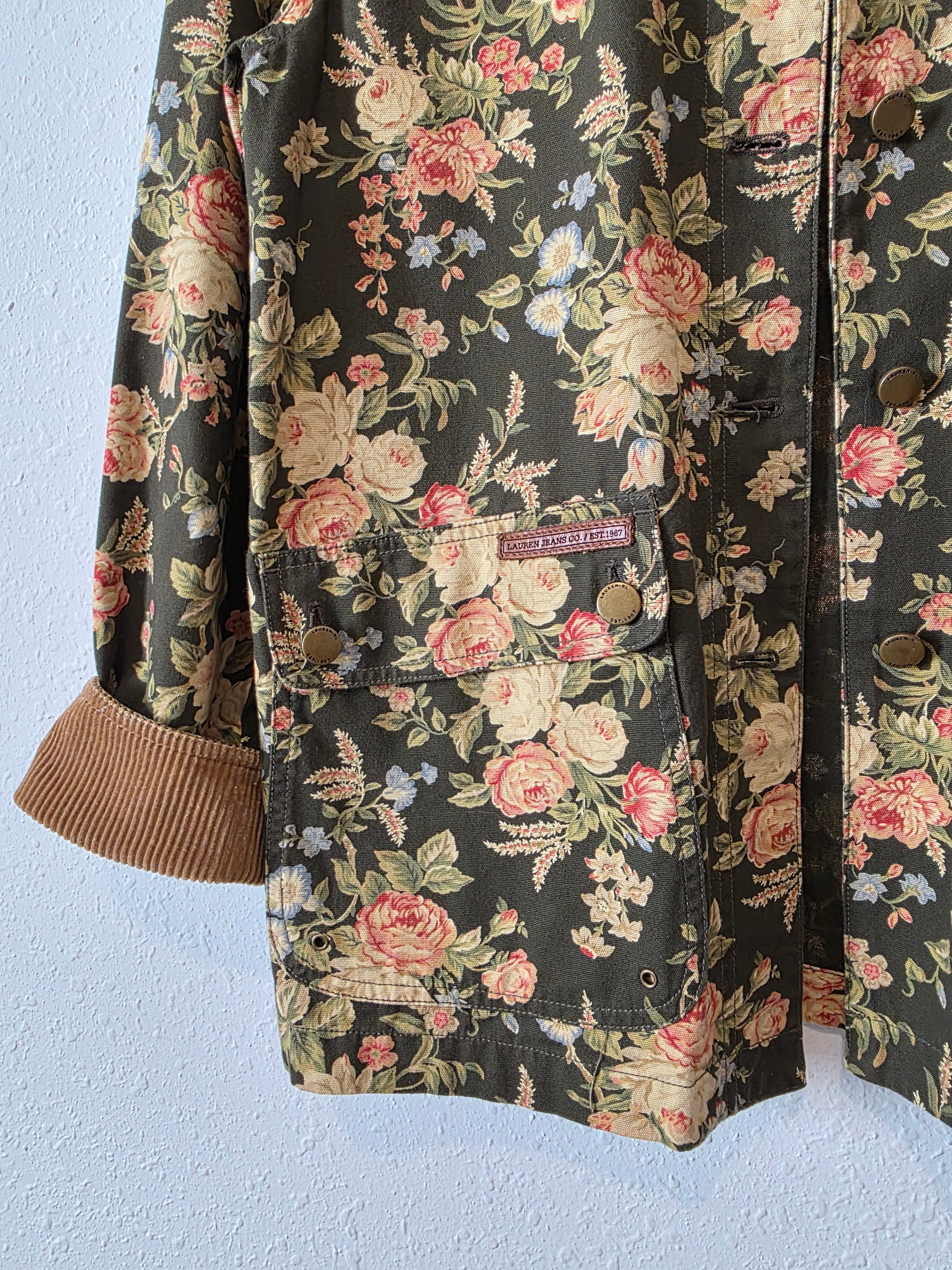 Vintage Ralph Lauren Floral Chore Coat (SP)