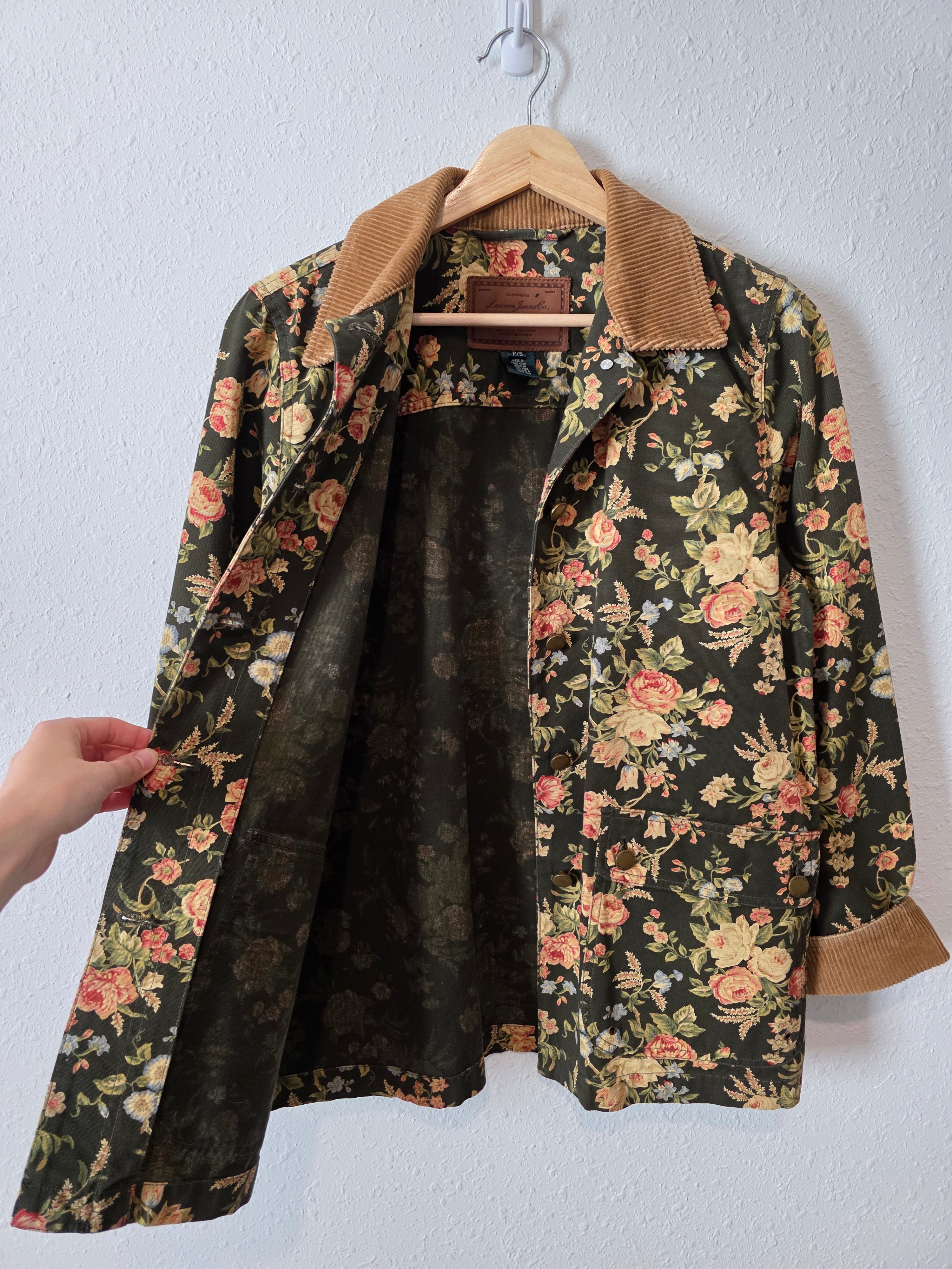 Vintage Ralph Lauren Floral Chore Coat (SP)