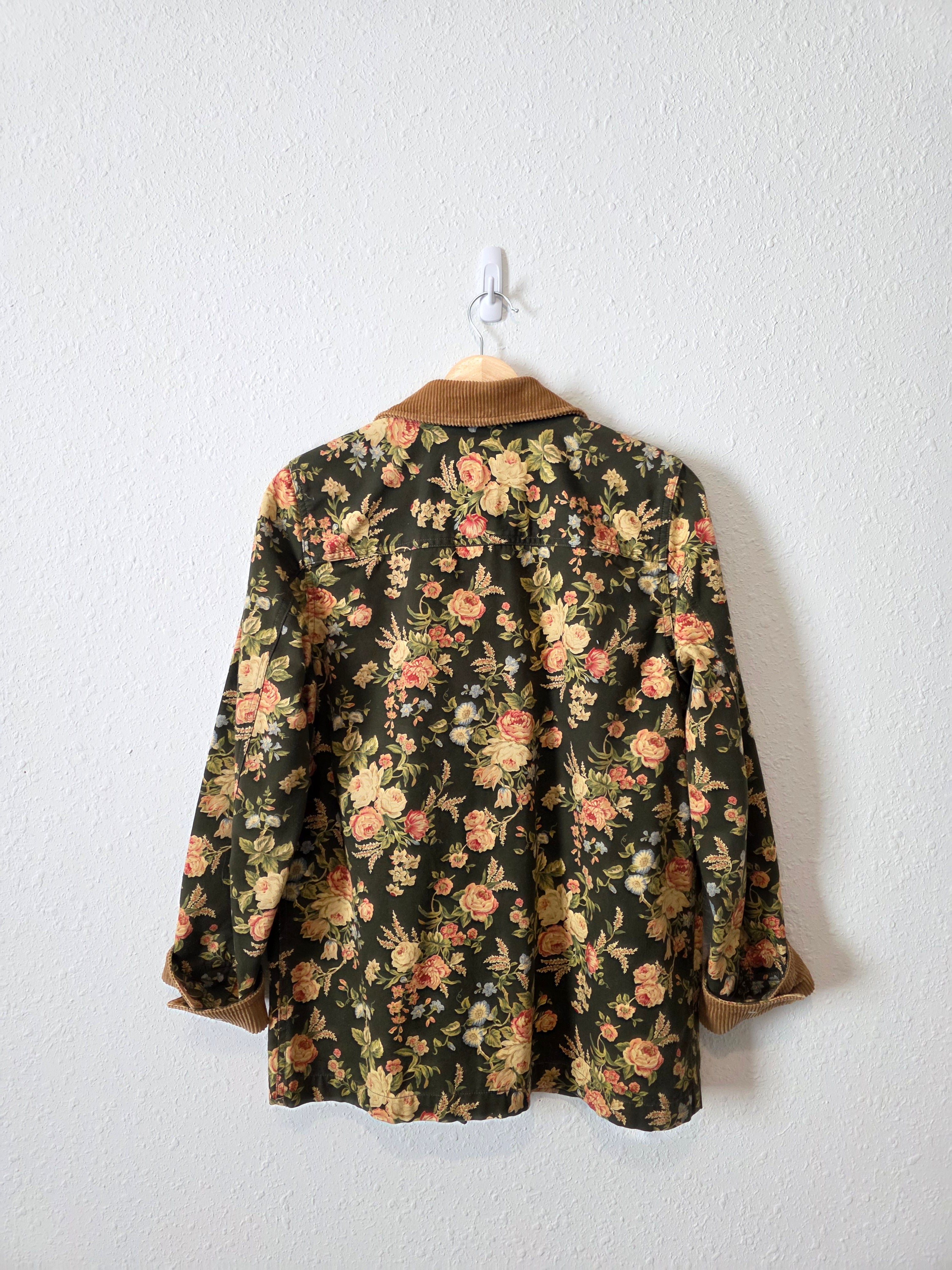 Vintage Ralph Lauren Floral Chore Coat (SP)