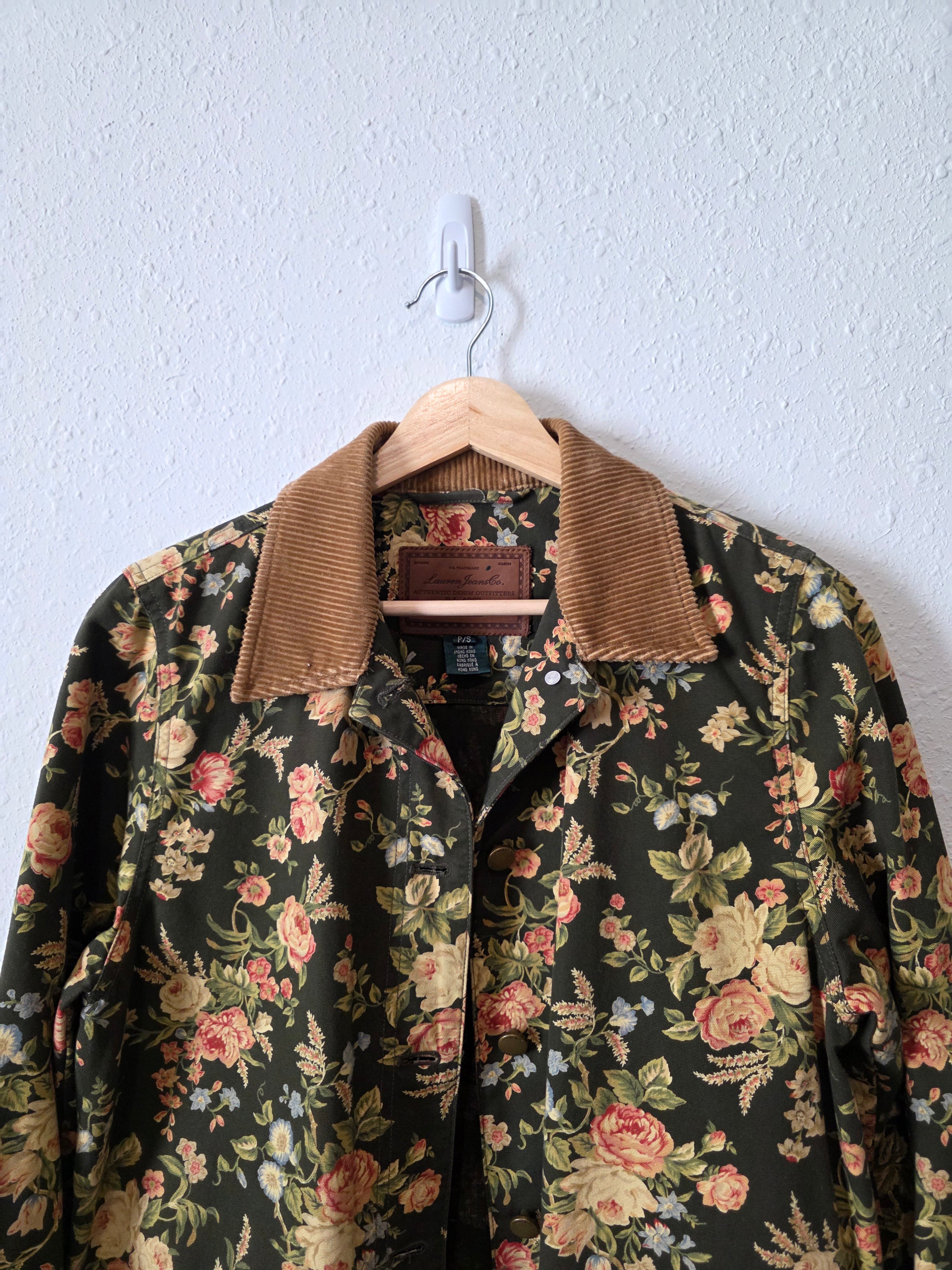 Vintage Ralph Lauren Floral Chore Coat (SP)