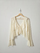NEW Lace Tie Front Top (L)