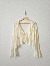 NEW Lace Tie Front Top (L)