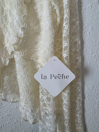 NEW Lace Tie Front Top (L)