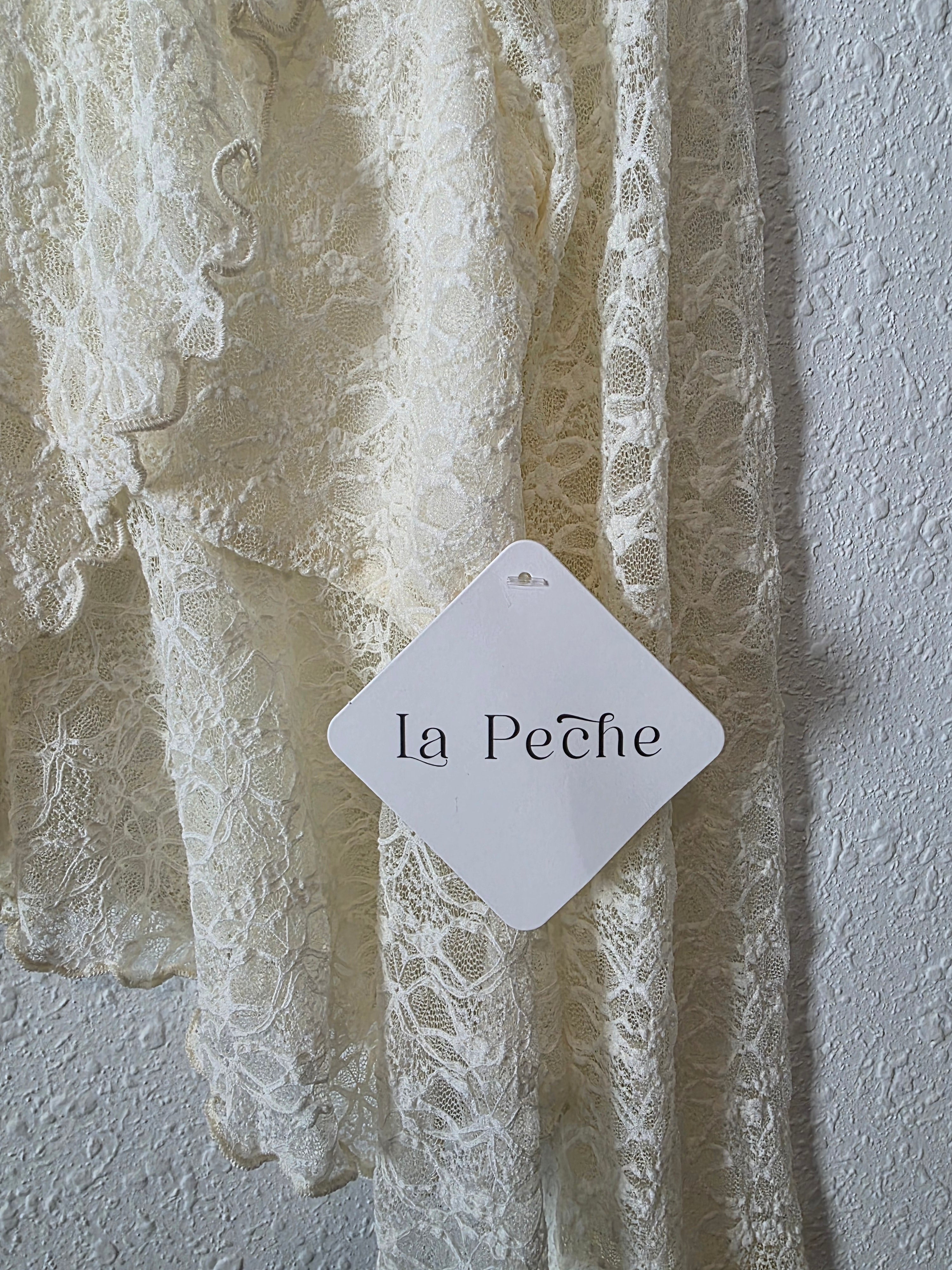 NEW Lace Tie Front Top (L)