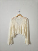 NEW Lace Tie Front Top (L)