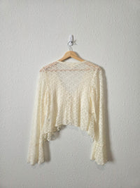 NEW Lace Tie Front Top (L)