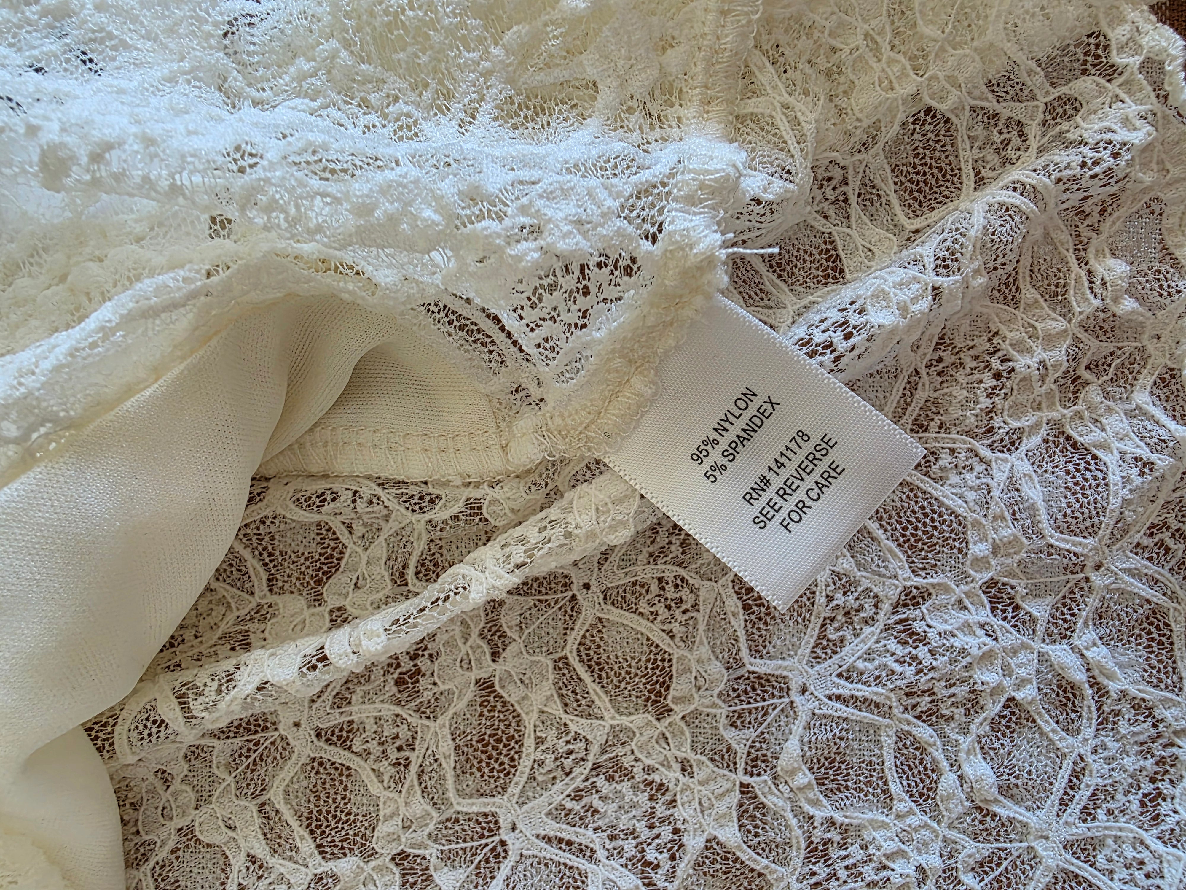 NEW Lace Tie Front Top (L)