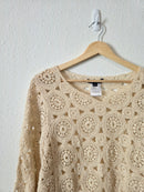 Charlie B Oversized Crochet Top (XS/S)